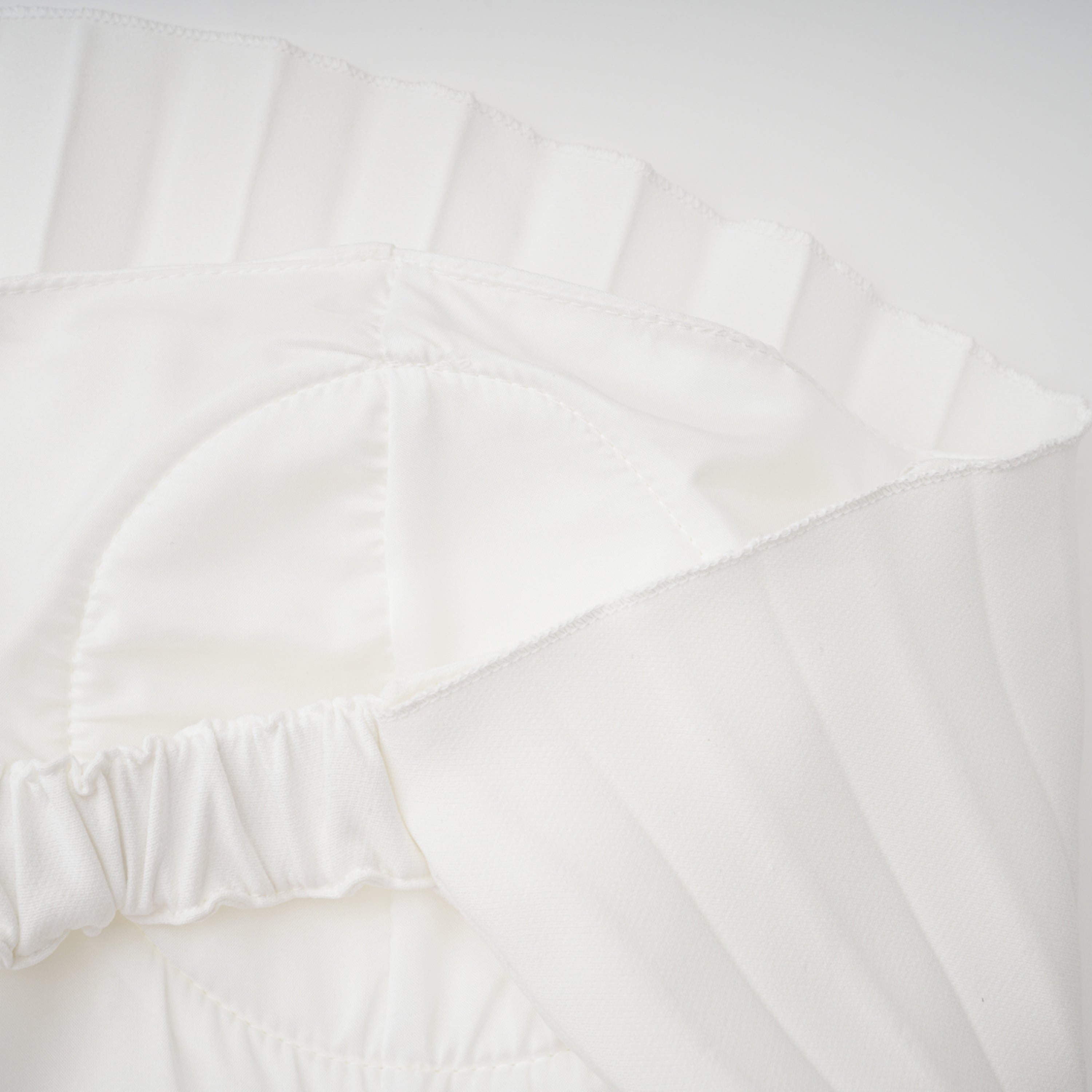 Carlotta White Shell Pleated Maxi Dress