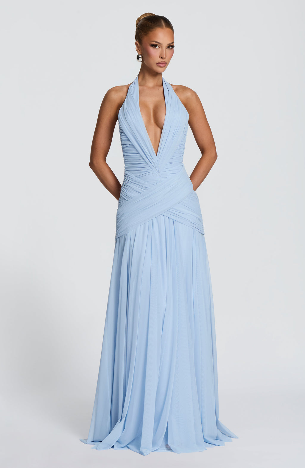 Cleo Maxi Dress - Glacier Blue