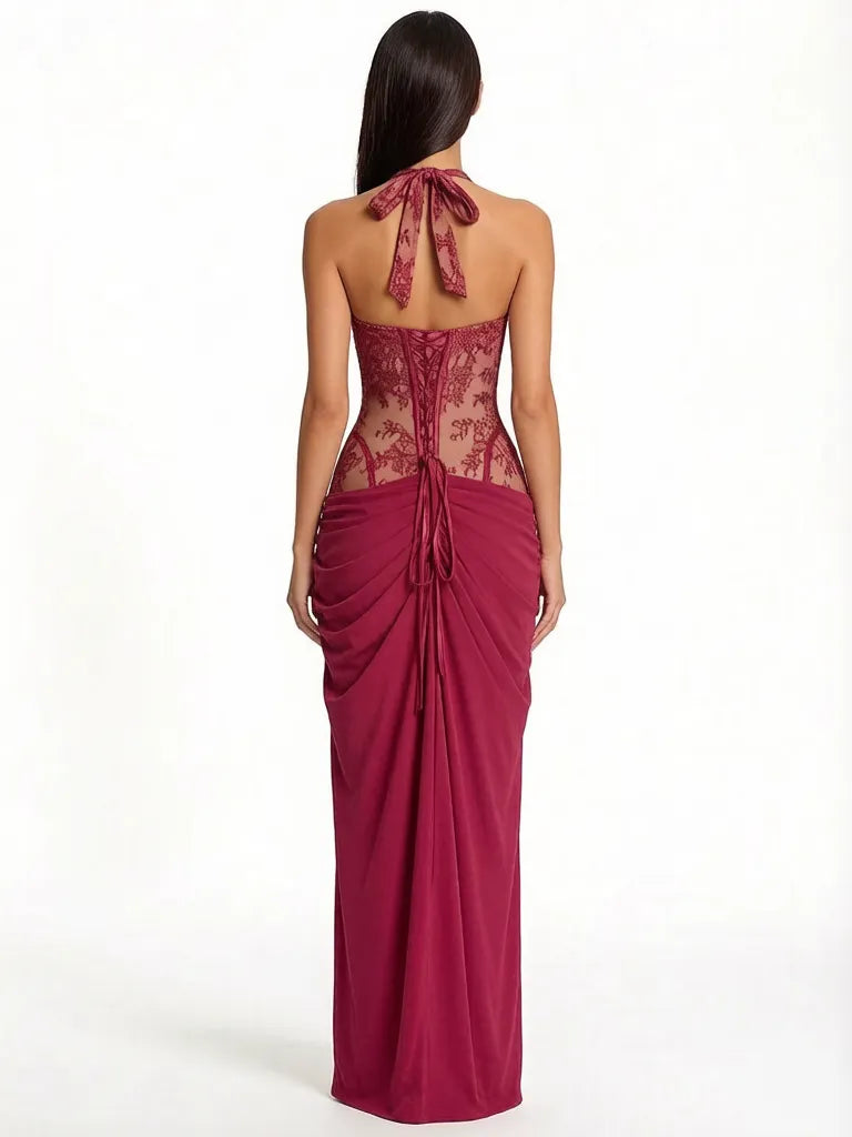 Bonita Maxi Dress - Mulberry