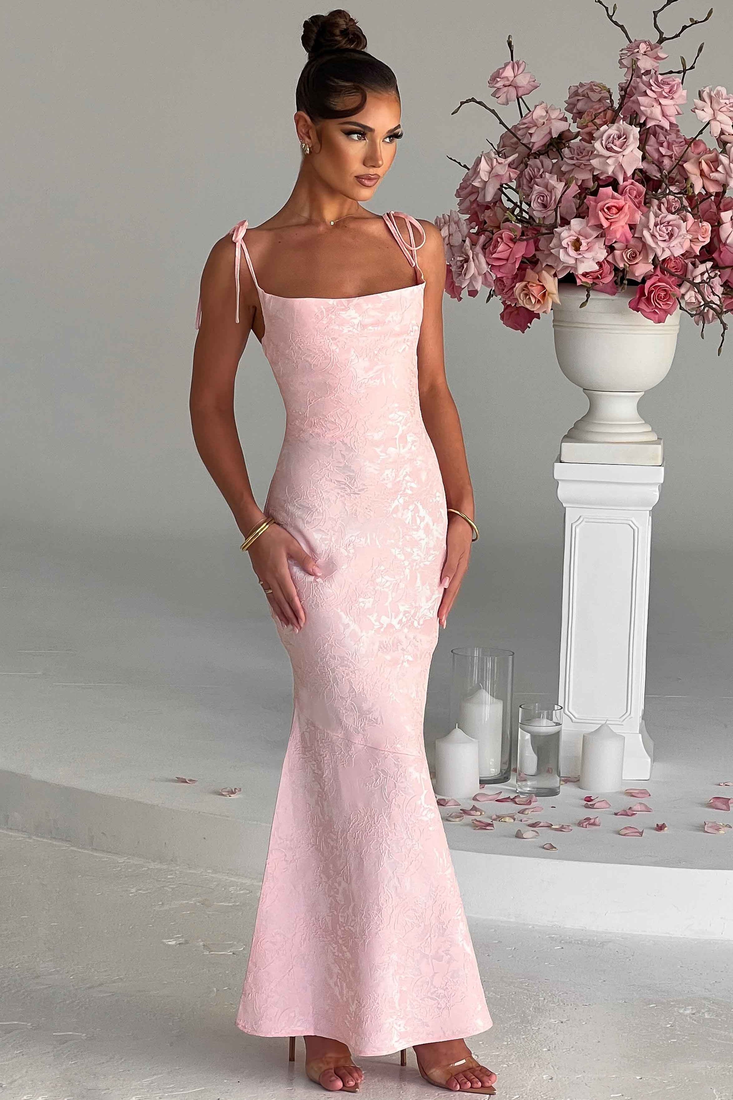 Whitney Maxi Dress - Blush