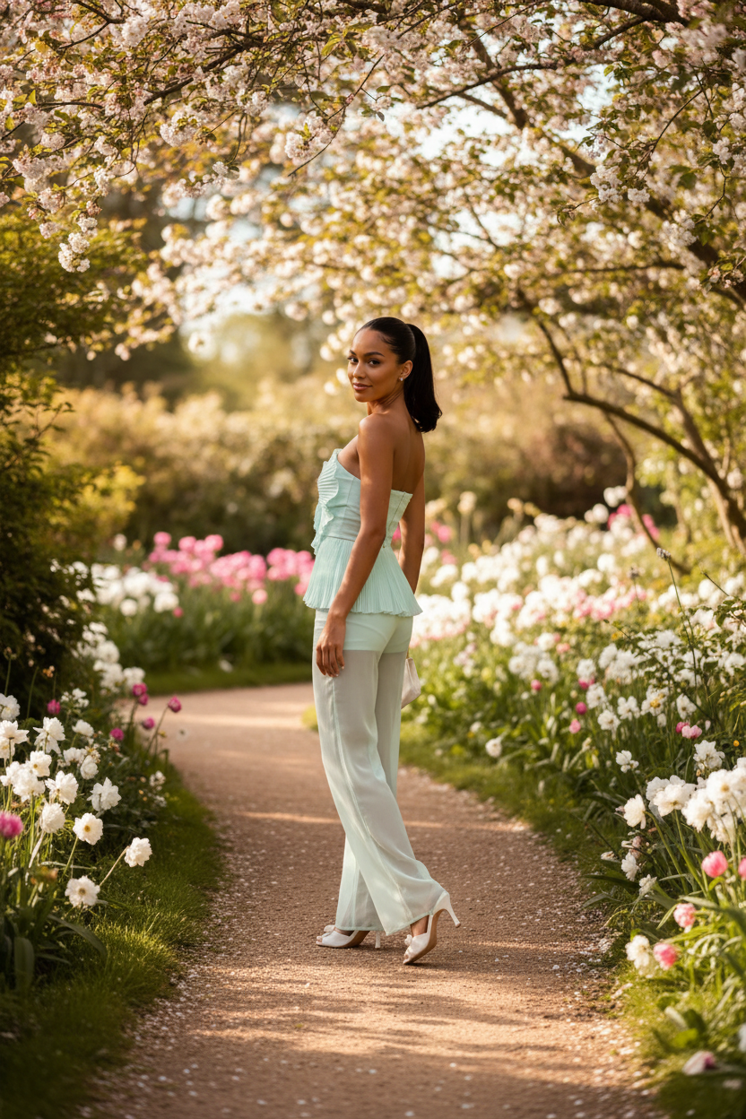 Blooming Garden Path