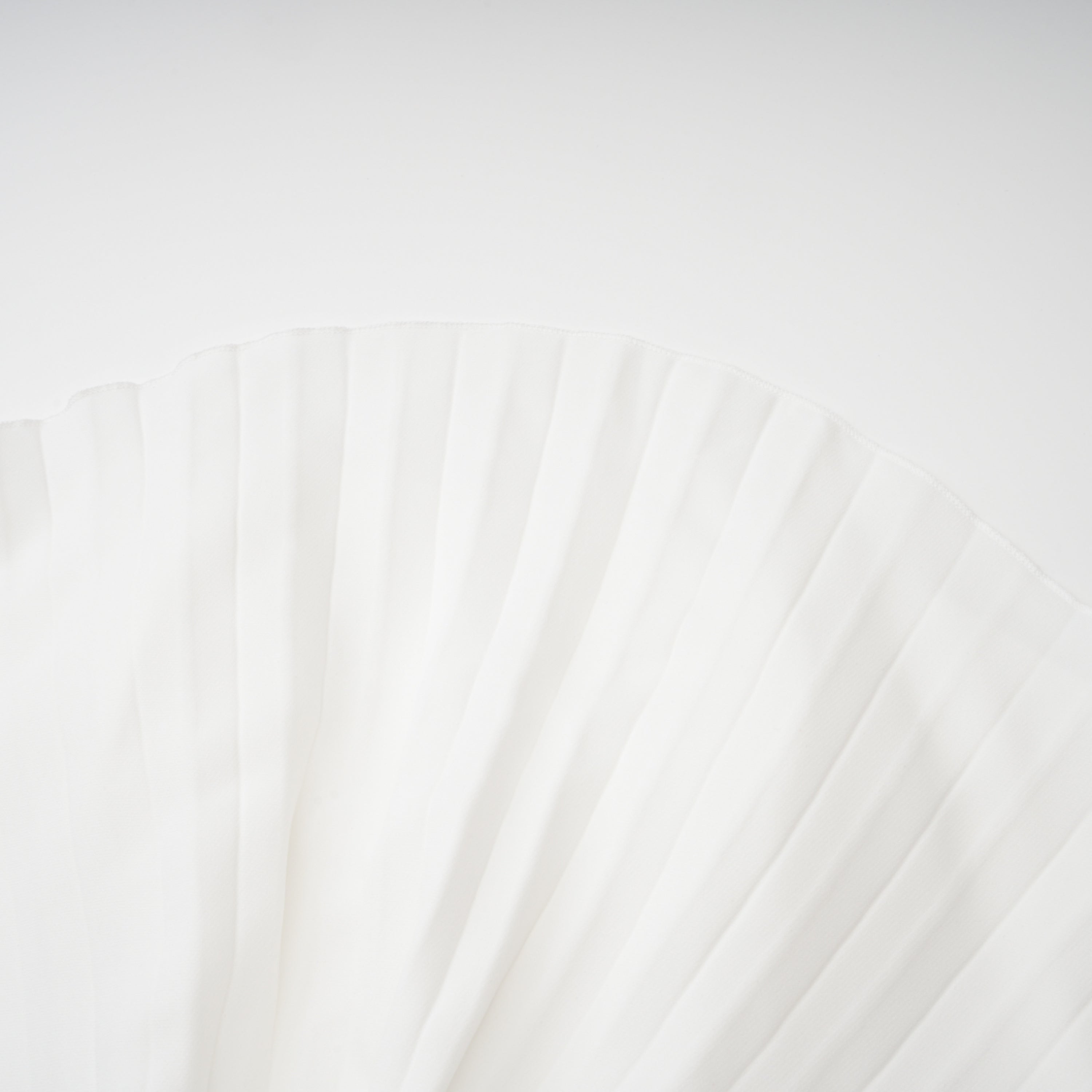 Carlotta White Shell Pleated Maxi Dress