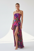 Strapless Pleated Dress - Clean Background