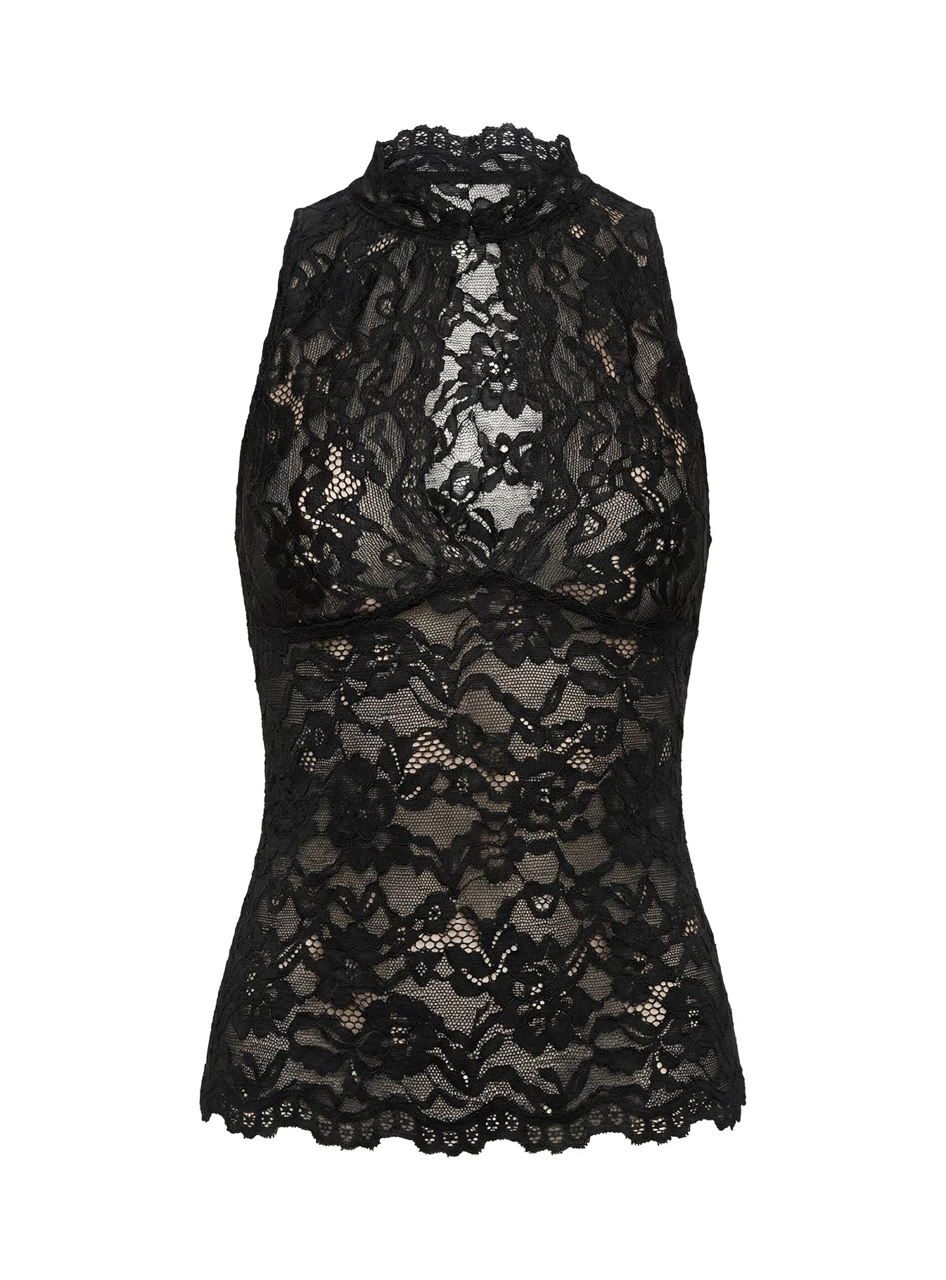 Quinbie Lace Sleeveless Top